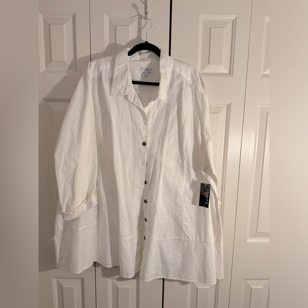 Swing style linen jacket. New with tags